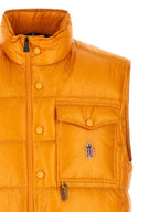 Moncler Grenoble Bicolor Polyester Sleeveless Jacket
