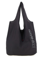 Gray Nylon Tote Bag