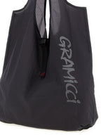 Gray Nylon Tote Bag