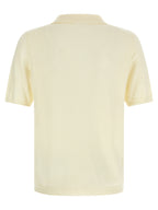 Roberto Collina Beige Cotton Polo Shirt