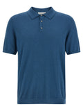 Roberto Collina Blue Cotton Polo Shirt