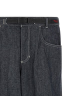 Gramicci Blue Cotton Straight-Leg Jeans