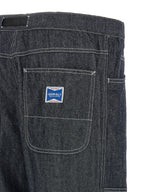Gramicci Blue Cotton Straight-Leg Jeans