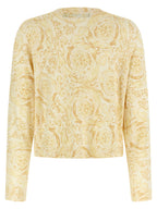 Versace Bicolor Silk Cardigan