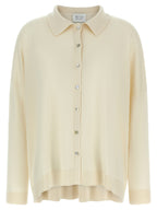 BE YOU White Cashmere Cardigan