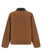 Max Mara Brown Cotton Full-Length Jacket