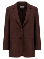 Alberto Biani Brown Viscose Blazer