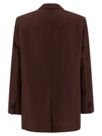 Alberto Biani Brown Viscose Blazer