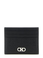 Ferragamo Black Calfskin Cardholder