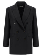 Alberto Biani Black Viscose Blazer
