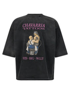 WILLY CHAVARRIA Black Cotton T-Shirt