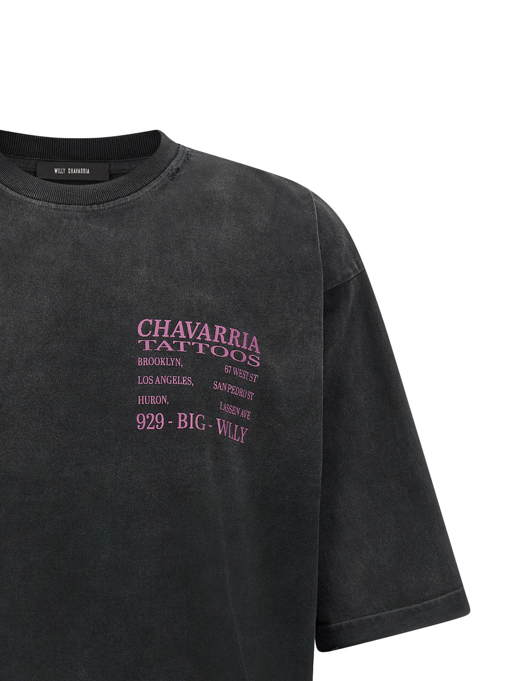 WILLY CHAVARRIA Black Cotton T-Shirt