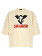 WILLY CHAVARRIA Beige Cotton T-Shirt