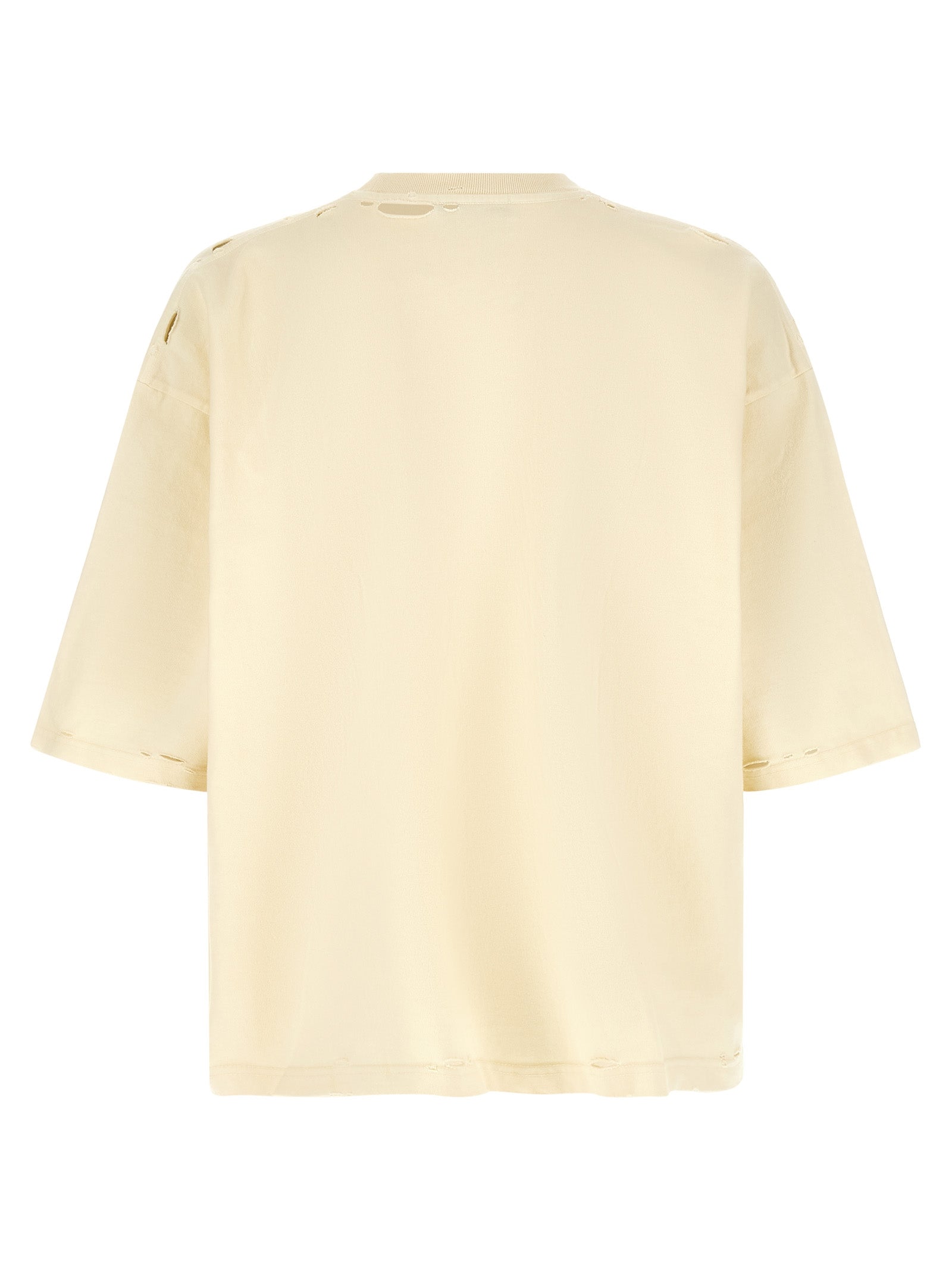 WILLY CHAVARRIA Beige Cotton T-Shirt