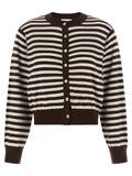 BE YOU Brown Cotton Cardigan