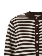 BE YOU Brown Cotton Cardigan