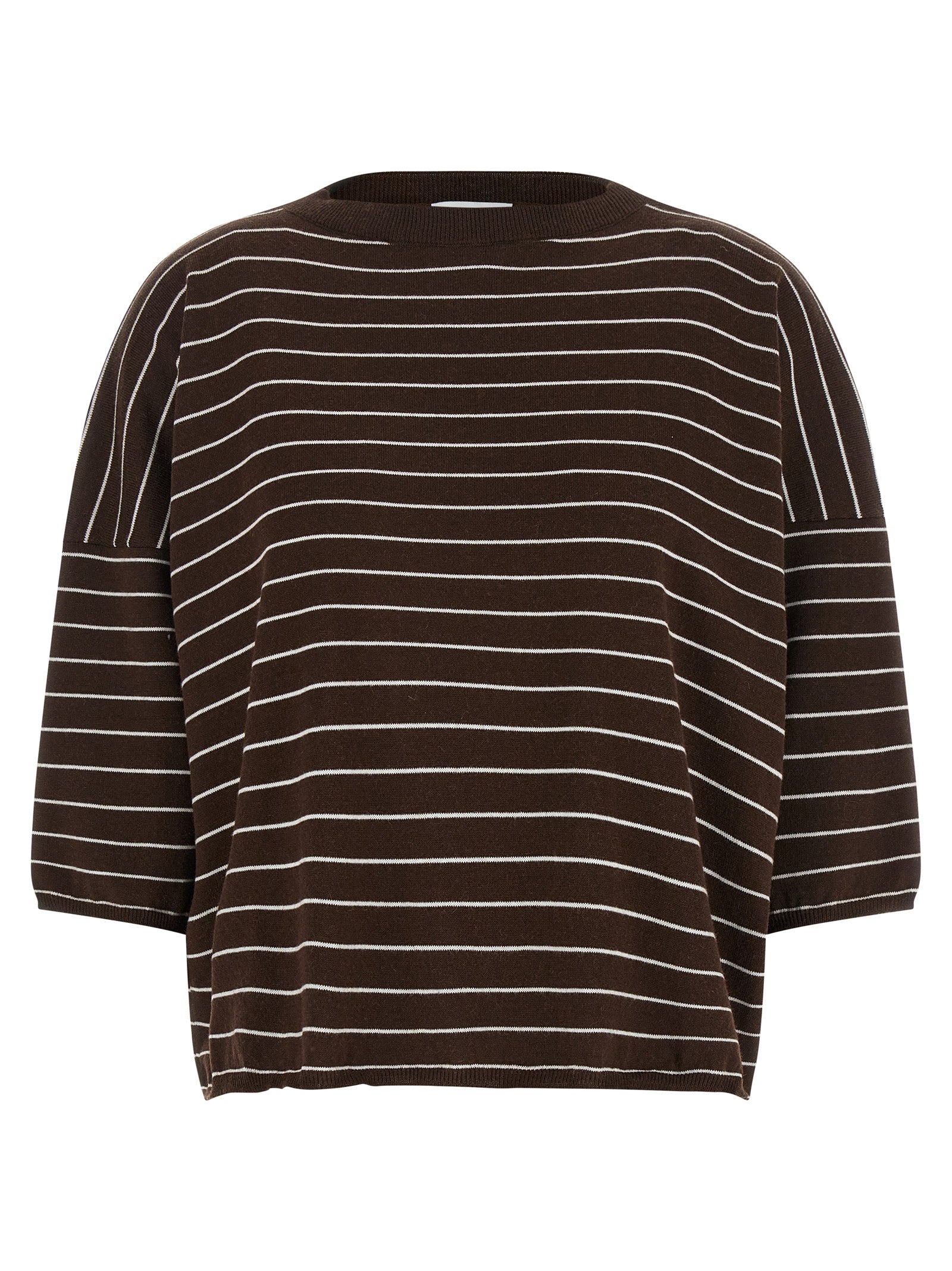 BE YOU Brown Cotton Cardigan