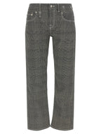 R13 Bicolor Cotton Casual Pants