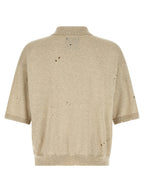 Maison Mihara Yasuhiro Beige Cotton Polo Shirt
