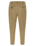 PT Torino Beige Linen Casual Pants
