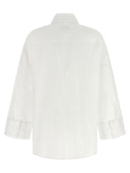 Alberto Biani White Cotton Blouse
