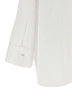 Alberto Biani White Cotton Blouse