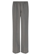 CELLAR DOOR Gray Polyester Casual Pants