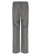 CELLAR DOOR Gray Polyester Casual Pants