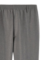 CELLAR DOOR Gray Polyester Casual Pants