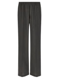CELLAR DOOR Gray Polyester Casual Pants