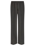 CELLAR DOOR Gray Polyester Casual Pants