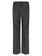 CELLAR DOOR Gray Polyester Casual Pants