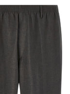 CELLAR DOOR Gray Polyester Casual Pants