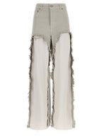 Haikure Gray Cotton Flared Jeans