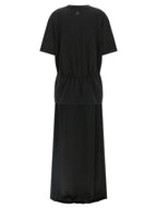Haikure Black Cotton Long Dress