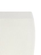 Ganni White Organic Cotton Midi Skirt