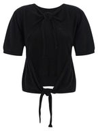 Ganni Black Organic Cotton Cardigan