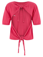 Ganni Fuchsia Organic Cotton Cardigan