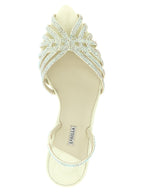 LE SILLA Bicolor Goatskin Stiletto Heel Sandals