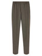 CELLAR DOOR Brown Virgin Wool Casual Pants