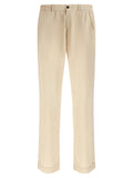 CELLAR DOOR Beige Cotton Casual Pants