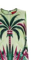 F.R.S. - FOR RESTLESS SLEEPERS Multicolor Silk Long Dress