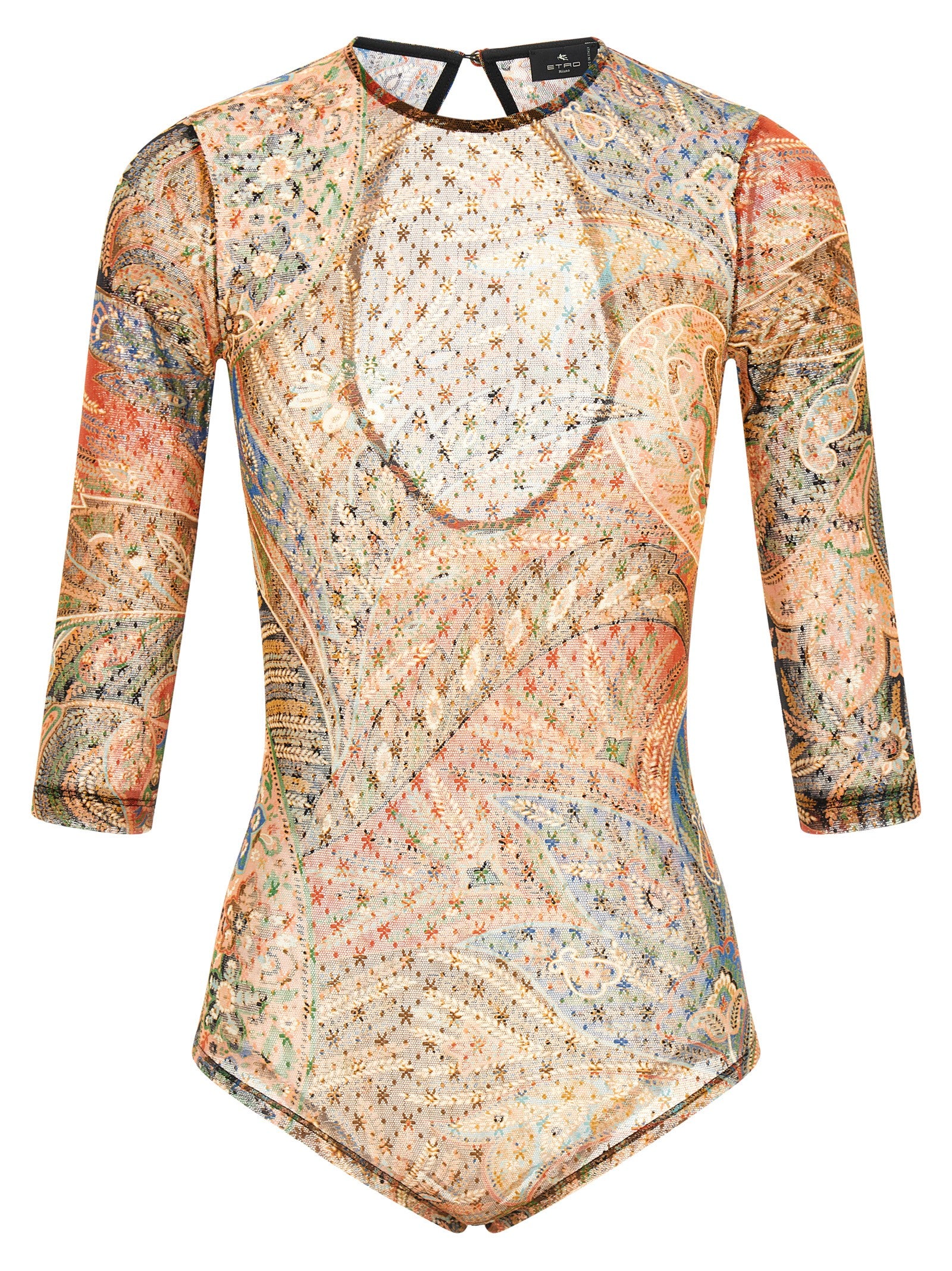 Multicolour Polyamide Bodysuit