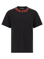 Palm Angels Black Cotton T-Shirt
