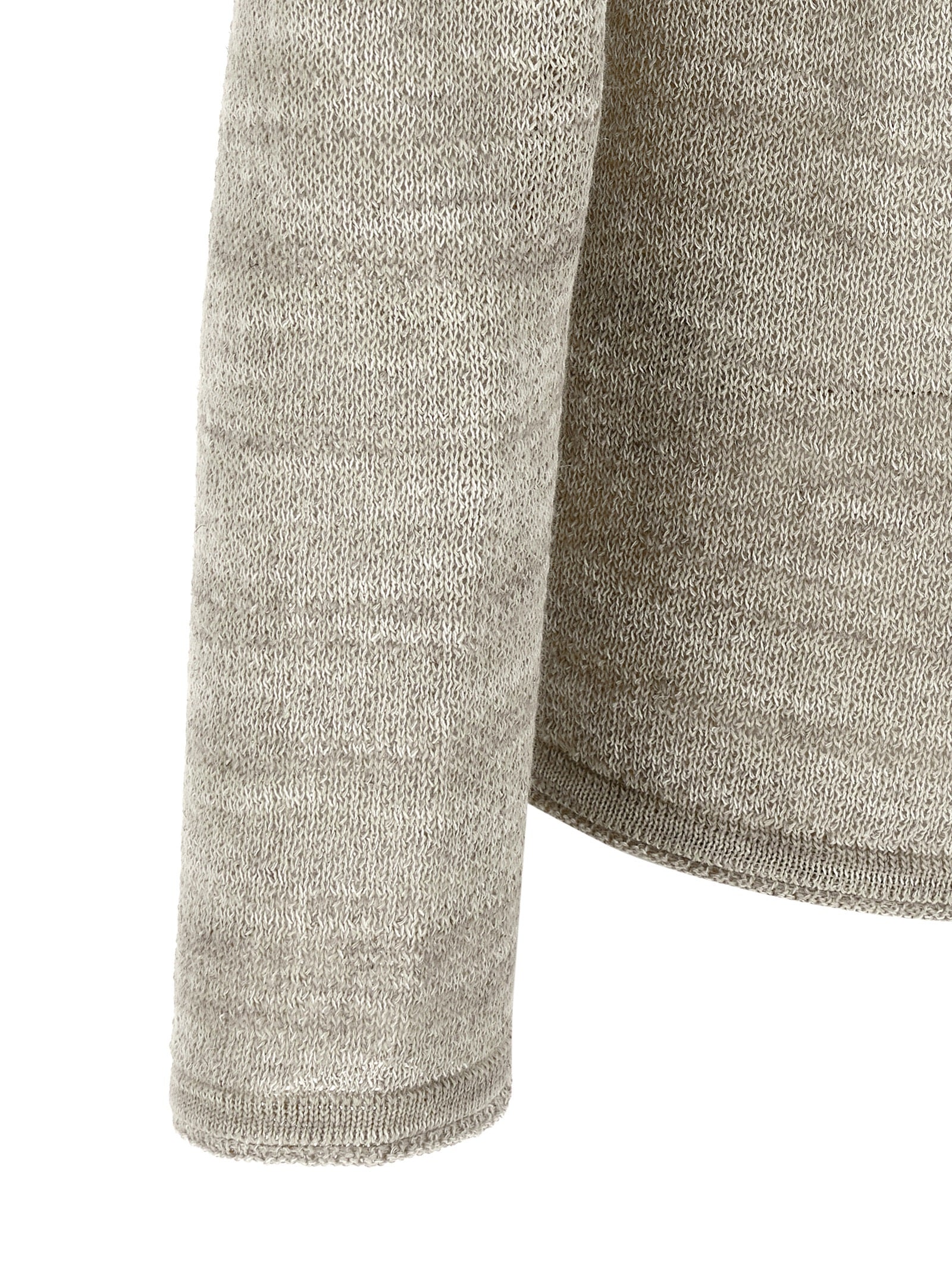 Gray Cotton Cardigan