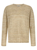 Beige Baumwoll-Cardigan