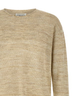 Beige Baumwoll-Cardigan