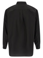 Schwarze Baumwollbluse