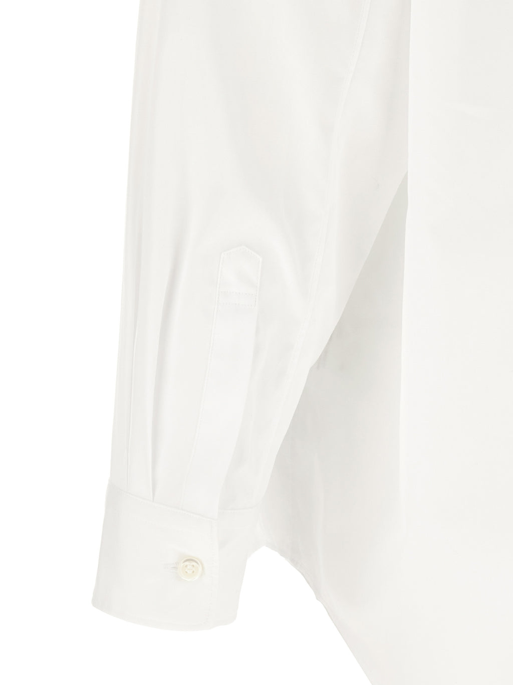 Weiße Baumwollbluse
