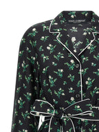 Dolce & Gabbana Black Silk Blouse